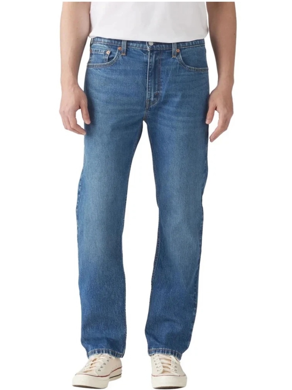 Levis 505 Jeans New Mens Regular Fit Straight Leg 34x34 New